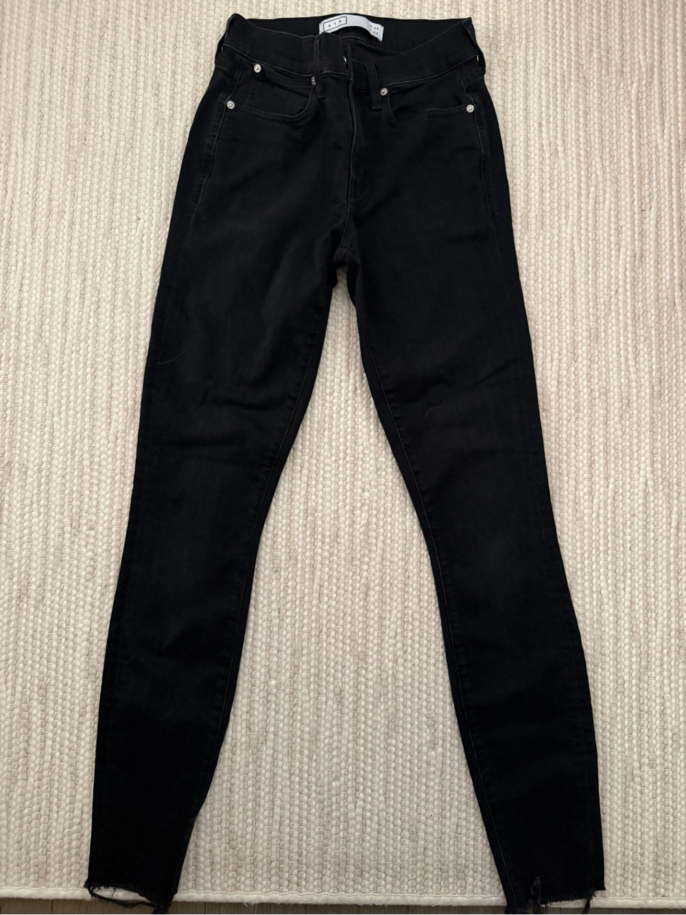 AYR Black High-Rise Skinny Jeans - Women's